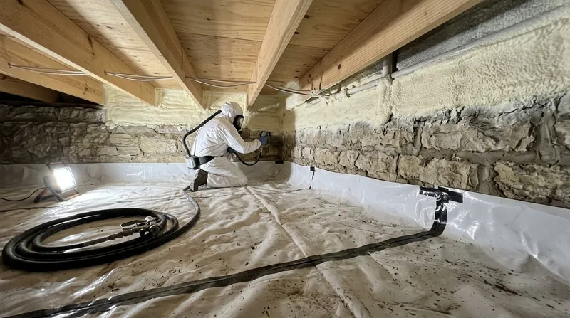Crawl Space Spray Foam Insulation Lexington